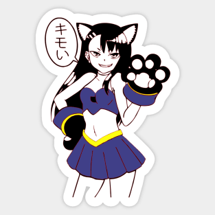 Nagatoro Neko Kimoi Sticker